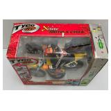 Vintage Pre-Owned TYCO R/C Xtreme Moto-X Cycle In Origibnal box (Seems Complete) Missing Battery And Battery Cover