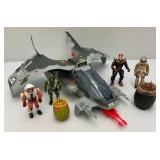 Discontinued RARE Kenner Aliens Space Marine EVAC Fighter Vehicle And Action Figures (Some Pieces Missing)