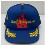 1980's DISNEY WORLD Snapback Truckers Hat With Mesh With Disney Pin