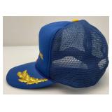 1980's DISNEY WORLD Snapback Truckers Hat With Mesh With Disney Pin