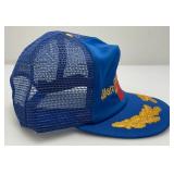 1980's DISNEY WORLD Snapback Truckers Hat With Mesh With Disney Pin