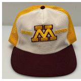 1980's Golden Gophers Snapback Truckers Hat With Mesh