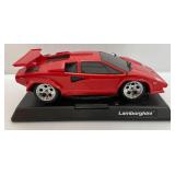 Vintage SoundTrax Technology LAMBORGHINI Telephone With Light Up Headlight, Taillights And Vroom-Vroom Sounds When Rings (Works) In Original box