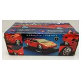 Vintage SoundTrax Technology LAMBORGHINI Telephone With Light Up Headlight, Taillights And Vroom-Vroom Sounds When Rings (Works) In Original box