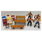Misc. Wrestling Action Figures And More
