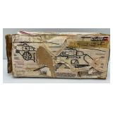 1986 GI Joe TOMHAWK Helicopter Open Box Sealed Bags (Seems To be New Never Assembled) Box Beat Up