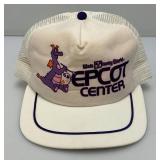 RARE 1982 Walt Disney Original FIGMENT Hat Epcot Center Trucker Snapback Hat Purple California
