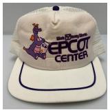 RARE 1982 Walt Disney Original FIGMENT Hat Epcot Center Trucker Snapback Hat Purple California