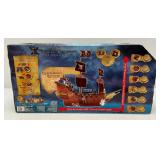 Vintage JAKKS Pacific Brand Disney 'Pirates Of The Caribbean On Stranger Tides' Queen Anne's Revenge Pirate Ship New Old Stock (Box Is Beat up)