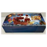 Vintage JAKKS Pacific Brand Disney 'Pirates Of The Caribbean On Stranger Tides' Queen Anne's Revenge Pirate Ship New Old Stock (Box Is Beat up)