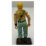 Vintage 1985 GI Joe BUZZER Action Figures With Stands