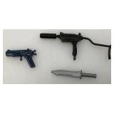 Vintage 1988 GI Joe Shockwave Action Figure With Weapons
