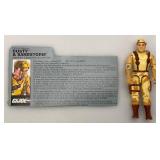 Vintage 1991 GI Joe Dusty Action Figure With Card