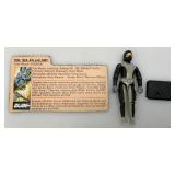 Vintage 1983 GI Joe TORPEDO Action Figure With Card & Stand