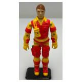 Vintage 1984 GI Joe BLOWTORCH Action Figure With Card & Stand