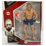 JAKKS Pacific UFC Series 1 GEORGES ST-PIERRE Action Figure (New Old Stock) Card Shows Wear