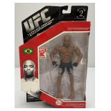 JAKKS Pacific UFC Series 2 Anderson Silva Action Figure (New Old Stock) Package Shows Wear