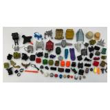 Large Group Of Misc. 1980's-90's GI Joe Miniature Action Figure Accessories & More