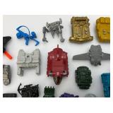 Large Group Of Misc. 1980's-90's GI Joe Miniature Action Figure Accessories & More