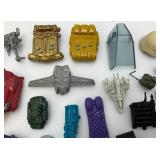 Large Group Of Misc. 1980's-90's GI Joe Miniature Action Figure Accessories & More