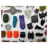 Large Group Of Misc. 1980's-90's GI Joe Miniature Action Figure Accessories & More