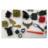 Large Group Of Misc. 1980's-90's GI Joe Miniature Action Figure Accessories & More