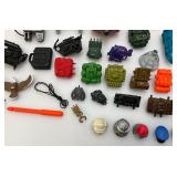 Large Group Of Misc. 1980's-90's GI Joe Miniature Action Figure Accessories & More