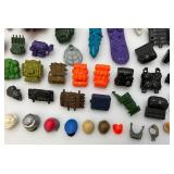Large Group Of Misc. 1980's-90's GI Joe Miniature Action Figure Accessories & More