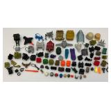 Large Group Of Misc. 1980's-90's GI Joe Miniature Action Figure Accessories & More