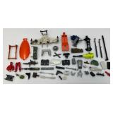 Large Group Of Misc. 1980's-90's GI Joe Miniature Action Figure Accessories & More