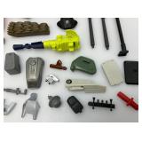 Large Group Of Misc. 1980's-90's GI Joe Miniature Action Figure Accessories & More