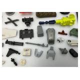 Large Group Of Misc. 1980's-90's GI Joe Miniature Action Figure Accessories & More