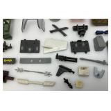 Large Group Of Misc. 1980's-90's GI Joe Miniature Action Figure Accessories & More