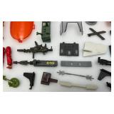Large Group Of Misc. 1980's-90's GI Joe Miniature Action Figure Accessories & More