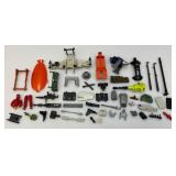 Large Group Of Misc. 1980's-90's GI Joe Miniature Action Figure Accessories & More