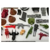 Large Group Of Misc. 1980's-90's GI Joe Action Figure Accessories & More
