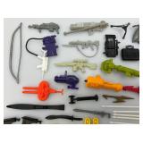 Large Group Of Misc. 1980's-90's GI Joe Action Figure Accessories Including Weapons & More