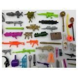 Large Group Of Misc. 1980's-90's GI Joe Action Figure Accessories Including Weapons & More