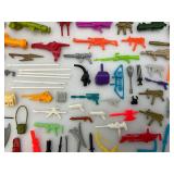 Large Group Of Misc. 1980's-90's GI Joe Action Figure Accessories Including Weapons & More