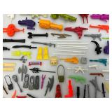 Large Group Of Misc. 1980's-90's GI Joe Action Figure Accessories Including Weapons & More