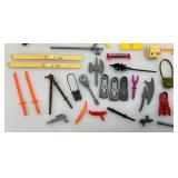 Large Group Of Misc. 1980's-90's GI Joe Action Figure Accessories Including Weapons & More