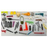 Large Group Of Misc. 1980's-90's GI Joe Action Figure Accessories Including Weapons & More