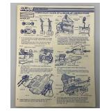 1986 GI Joe Cobra Night Raven S3P & Recon Jet Instructions Sheet