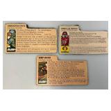 Large Group Of Misc. 1980's-90's GI Joe Action Figure Profile Cards And More