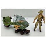 1984 GI Joe Recondo Action Figure & 1986 L.C.V. Recon Sled (Incomplete)