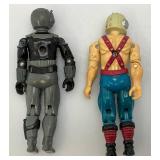 Group Of 1980's GI Joe Action Figures Including BIG BOA, EELS, RAPTOR, SNEAK PEEK And Xamot