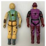 Group Of 1980's GI Joe Action Figures Including AIRBORNE, FIREFLY, GYRO VIPER, SAW VIPER & WILD BILL