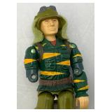 Group Of 1980's GI Joe Action Figures Including DUSTY TIGER FORCE (Missing Arm), FERRET, FRAG VIPER, MONKEYWRENCH And SAW VIPER