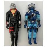 Group Of 1980's- 2000's GI Joe Action Figures Including COBRA COMMANDER 2001, DESTRO, MUTT, MOTOR VIPER & SCRAP IRON