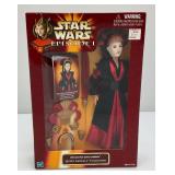 1998 Hasbro STAR WARS Episode I Ultimate Hair Queen Amidala 'Queen Amidala Collection' 12' Action Figure (New old Stock)